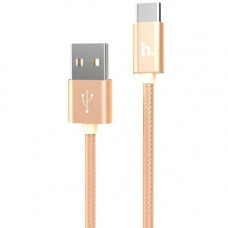 Hoco Кабель питания  X2 USB - Micro 1m золото ( X2 USB - Micro 1m золото) кабель питания