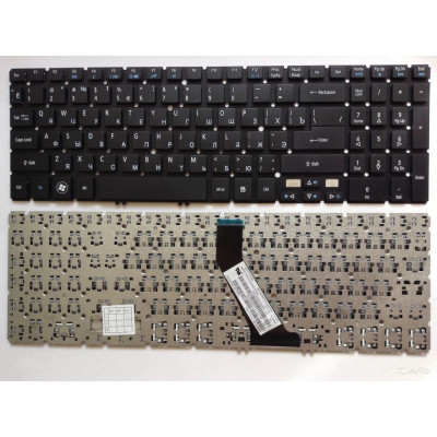 Клавиатура для ноутбука  ACER M3-581, M5-581, V5-531, V5-551, V5-571 Русская Черный Без фрейма
