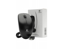 Мышь Logitech B100 Logitech Оптическая Проводная Черный 2 USB 800 dpi