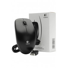 Мышь Logitech B100 Logitech Оптическая Проводная Черный 2 USB 800 dpi