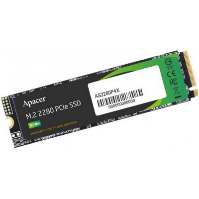 APACER SSD M.2 NVMe AS2280P4X 256Gb (AP256GAS2280P4X-1) M.2 256 ГБ чтение 2100 МБ/с/запись 1700 МБ/с SSD