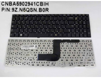 Клавиатура для ноутбука  Samsung RC508, RC510, RC520, RV509 (9Z.N5QSN.B0R) Русская Черный Без фрейма