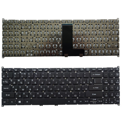 Клавиатура для ноутбука  ACER Aspire 3 A315-54 A315-54K (A315-55 A315-55G A515-52) Русская Черный Без подсветки Без фрейма