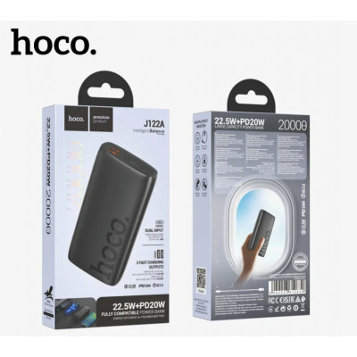 Hoco Power Bank J122A Respect  20000 мА*ч 22.5W портативное зарядное устройство