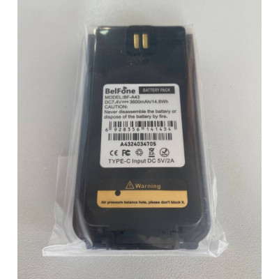 АКБ BelFone BF-A43 3600 mAh Type-C (для LIRA DP-2000/2600) АКБ BelFone BF-A43 3600 mAh Type-C (для LIRA DP-2000/2600)