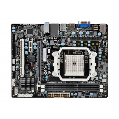 Материнская плата Elitegroup A55F-M3 FM1 AMD A55 microATX DDR3 2