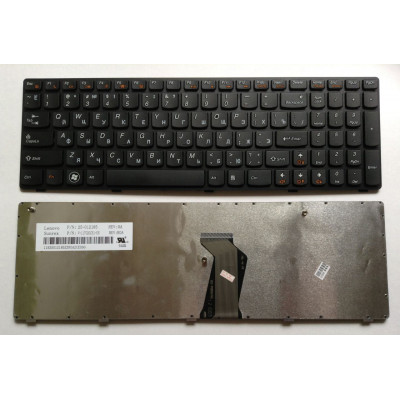 Клавиатура для ноутбука  Lenovo Z560, Z565, G570, G575, G770, G780  Русская Черный