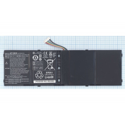 Батарея для ноутбука ACER AP13B3K (Aspire ES1-311, R7-371T, V3-111P series) 53Wh 15.2V Чёрный Батарея для ноутбука ACER AP13B3K (Aspire ES1-311, R7-371T, V3-111P series) 53Wh 15.2V Чёрный