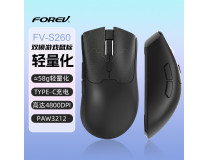 Мышь Forev S260 Оптическая Беспроводная Черный 6 Встроенный аккумулятор 4000 dpi