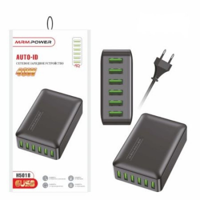 Сетевое зарядное устройство LIVE-POWER (H5018 6USB port 5V/2,4A  40W  (Black)) блок питания