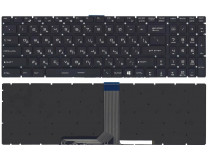 Клавиатура для ноутбука  MSI  MS-16J1 Русская Черный Подсветка Без фрейма