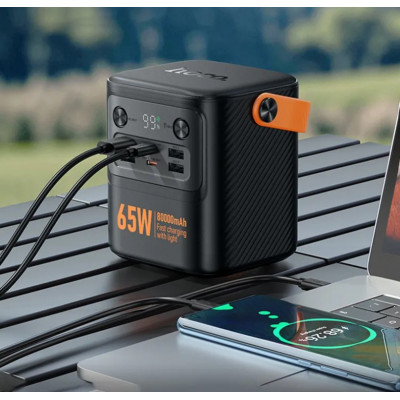 Hoco Powerbank J152 Pro 80000 мА*ч 65W с фонарём портативное зарядное устройство Hoco Powerbank J152 Pro 80000 мА*ч 65W с фонарём портативное зарядное устройство
