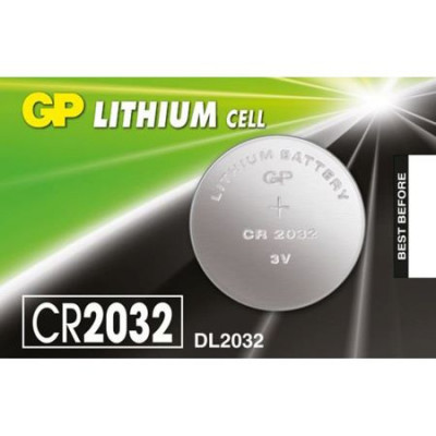 Батарейка литиевая CR2032 GP Lithium 3V