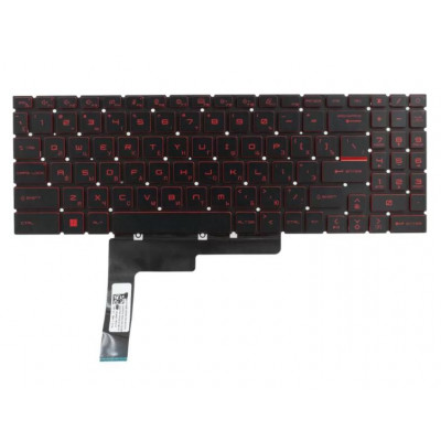 Клавиатура для ноутбука  MSI  Katana GF66 11UE Русская Черный Подсветка Без фрейма