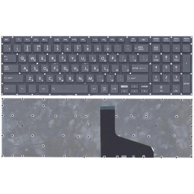 Клавиатура для ноутбука  Toshiba 9Z.N7TSV.80R (Satellite C50D, C55D) Русская Черный Без подсветки С
